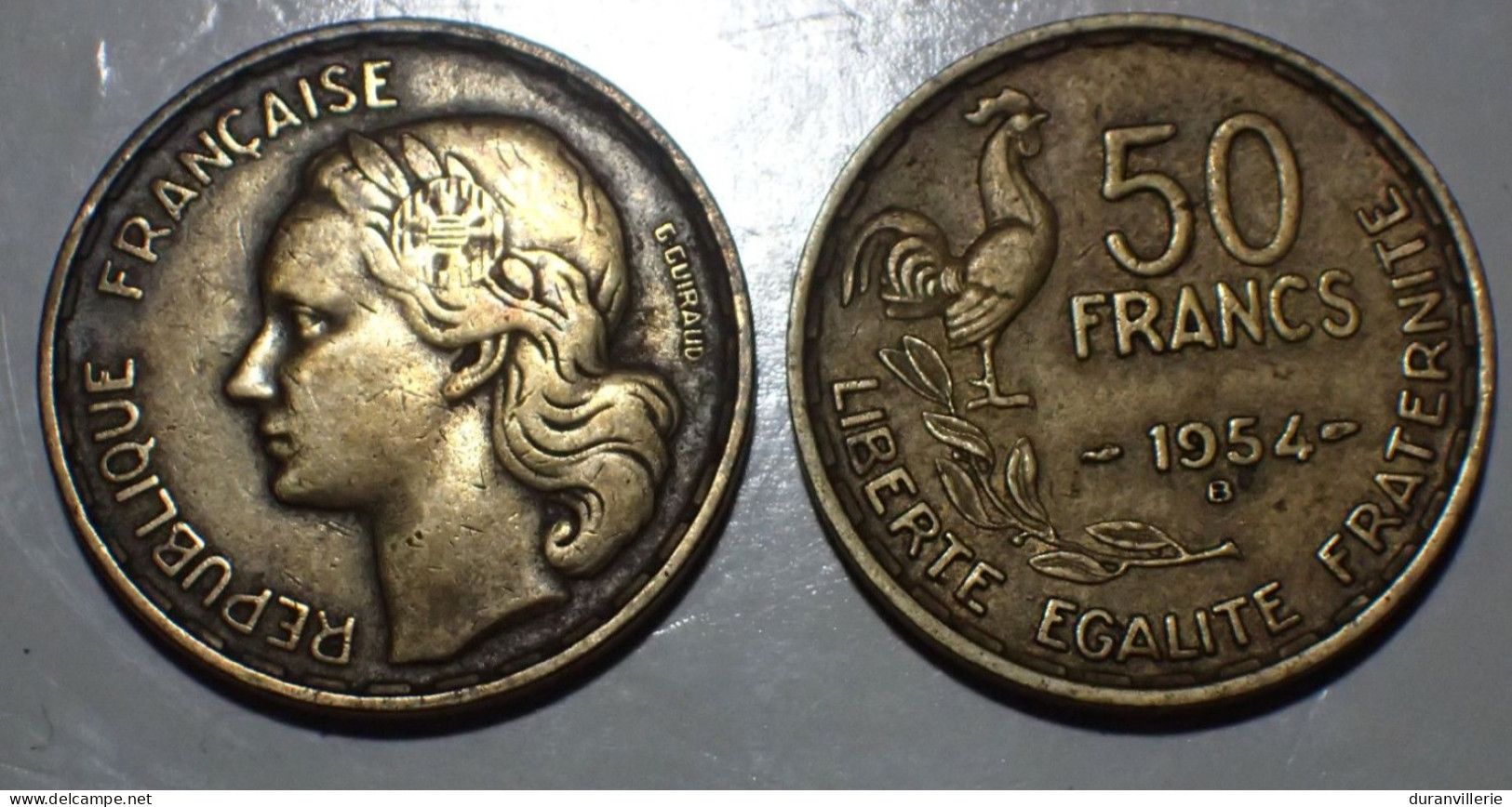 FRANCE - 50FRANCS Frs Guiraud - 4eme Republique - 1954B TBB - 50 Francs