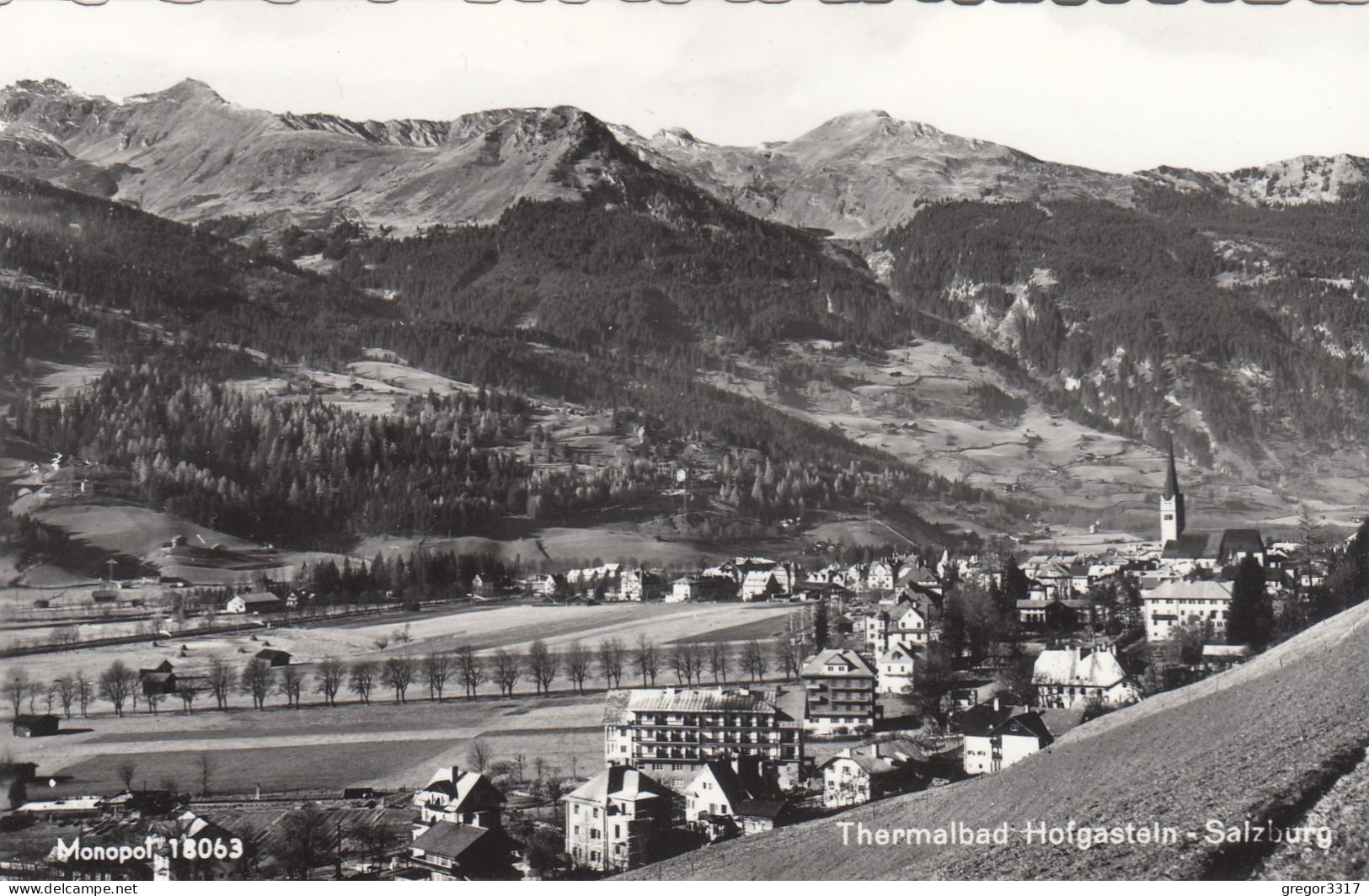 E1471) Thermalbad HOFGASTEIN In Salzburg - Tolle S/W FOTO AK - Alt ! - Bad Hofgastein