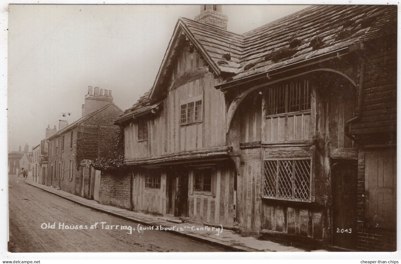 TARRING - Old House (built About 12th Century) - Photographic Card 2043 - Worthing