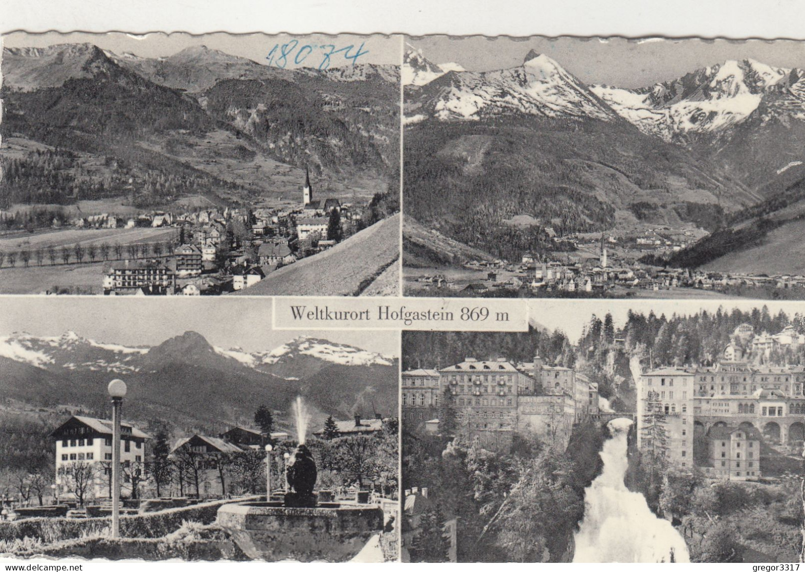 E1472) Weltkurort HOFGASTEIN 869m - Tolle S/W Mehrbild AK - Bad Hofgastein