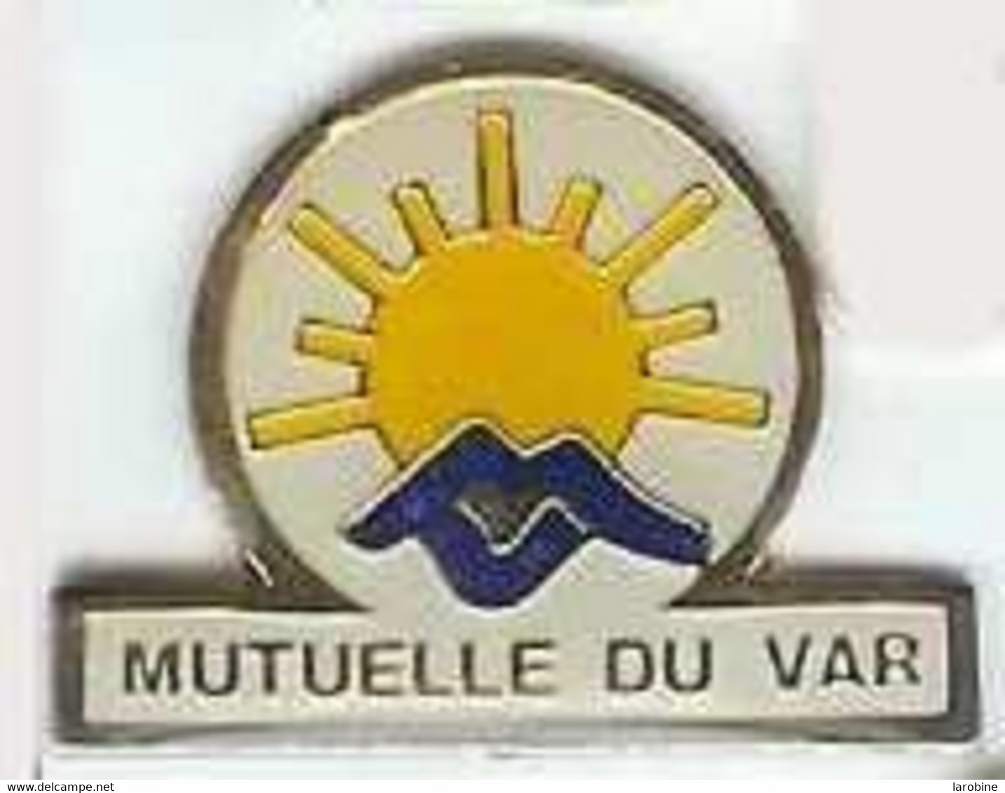 @@ ( Not Saggay) Soleil La Mutuelle Du Var PACA (modèle 1) (1.7x2.2) @@ Ba10a - Banques