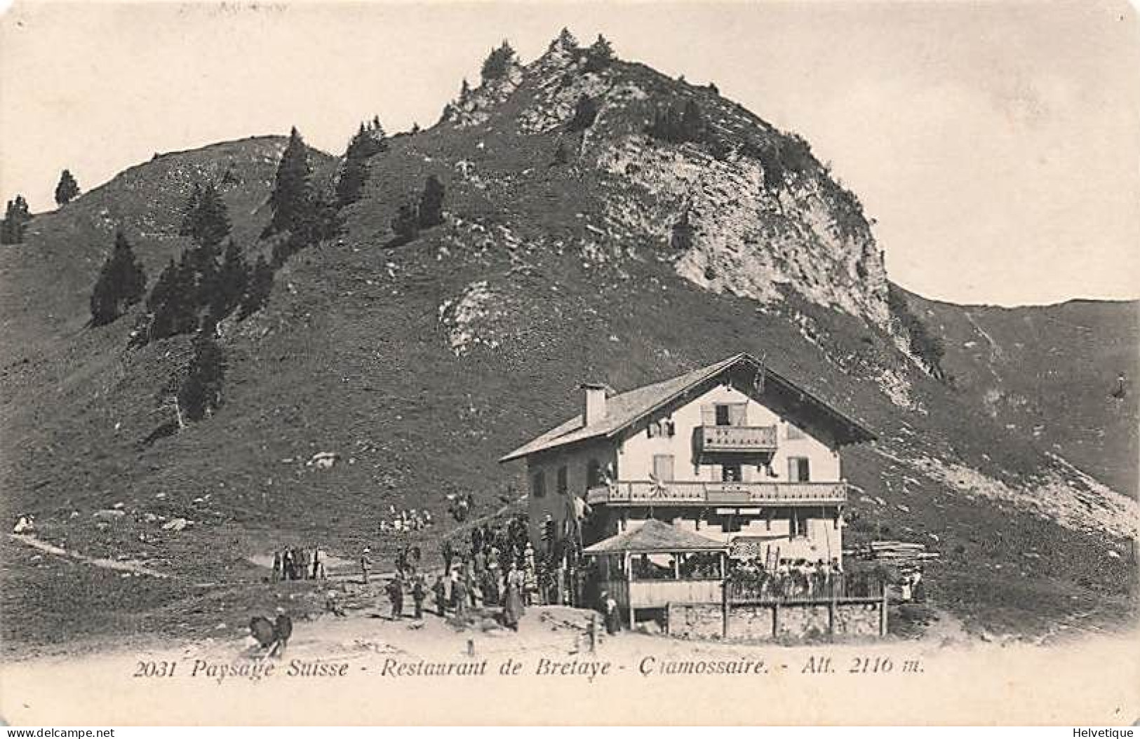 Restaurant De Bretaye Chamossaire Animée Villars - Ollon