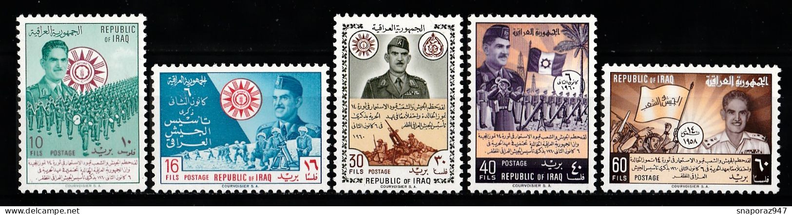 1960 Iraq General Kassem "Army Day" Set MNH** B70 - Iraq