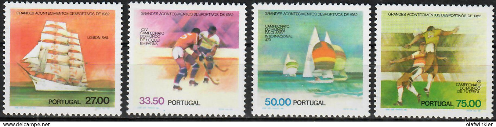 1982 Acontecimentos Desportivos AF 1563-6 / Sc 1532-5 / YT 1537-40 / Mi 1556 Novo / MNH / Neuf / Postfrisch [zro] - Neufs