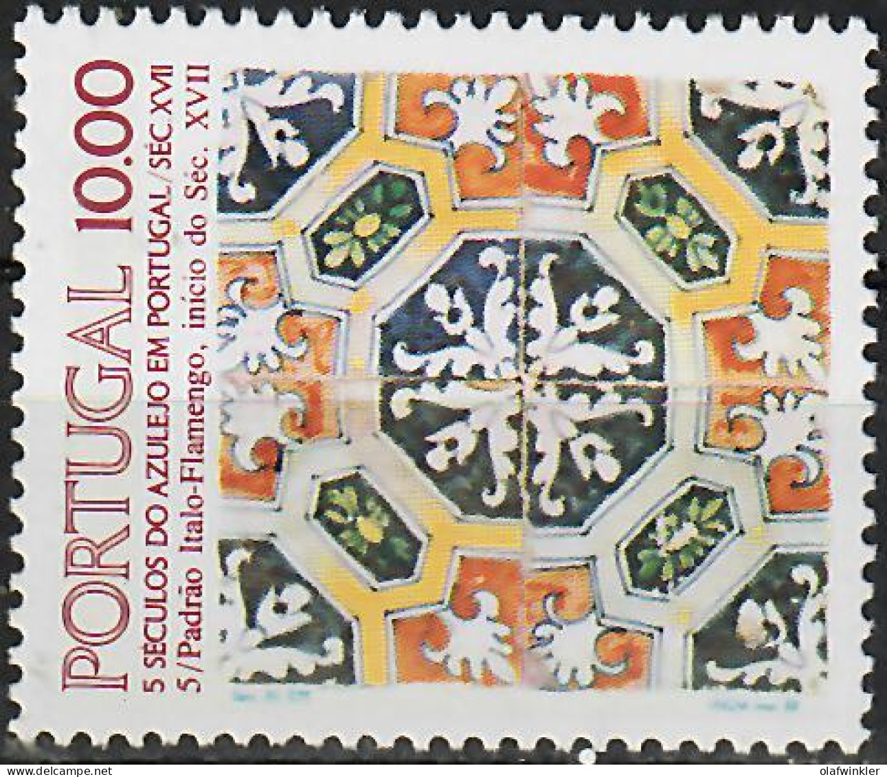 1982 Azulejo Em Portugal (V) AF 1562 / Sc 1528 / YT 1536 / Mi 1557 Novo / MNH / Neuf / Postfrisch [zro] - Neufs