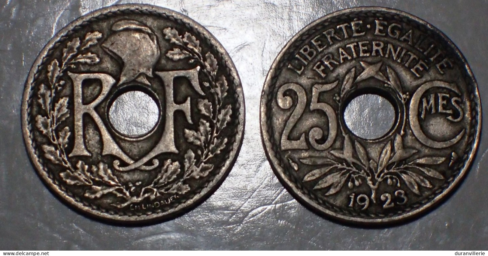 1923 - France - 25 CENTIMES, Lindauer, KM 867a, Gad 380 - 25 Centimes