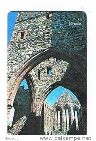 ISLE OF MAN - MANX TELECOM CHIP - ST. GERMAN'S CATHEDRAL - PEEL CASTLE (USED) CODE IOM8 - RIF.7754 - Man (Eiland)