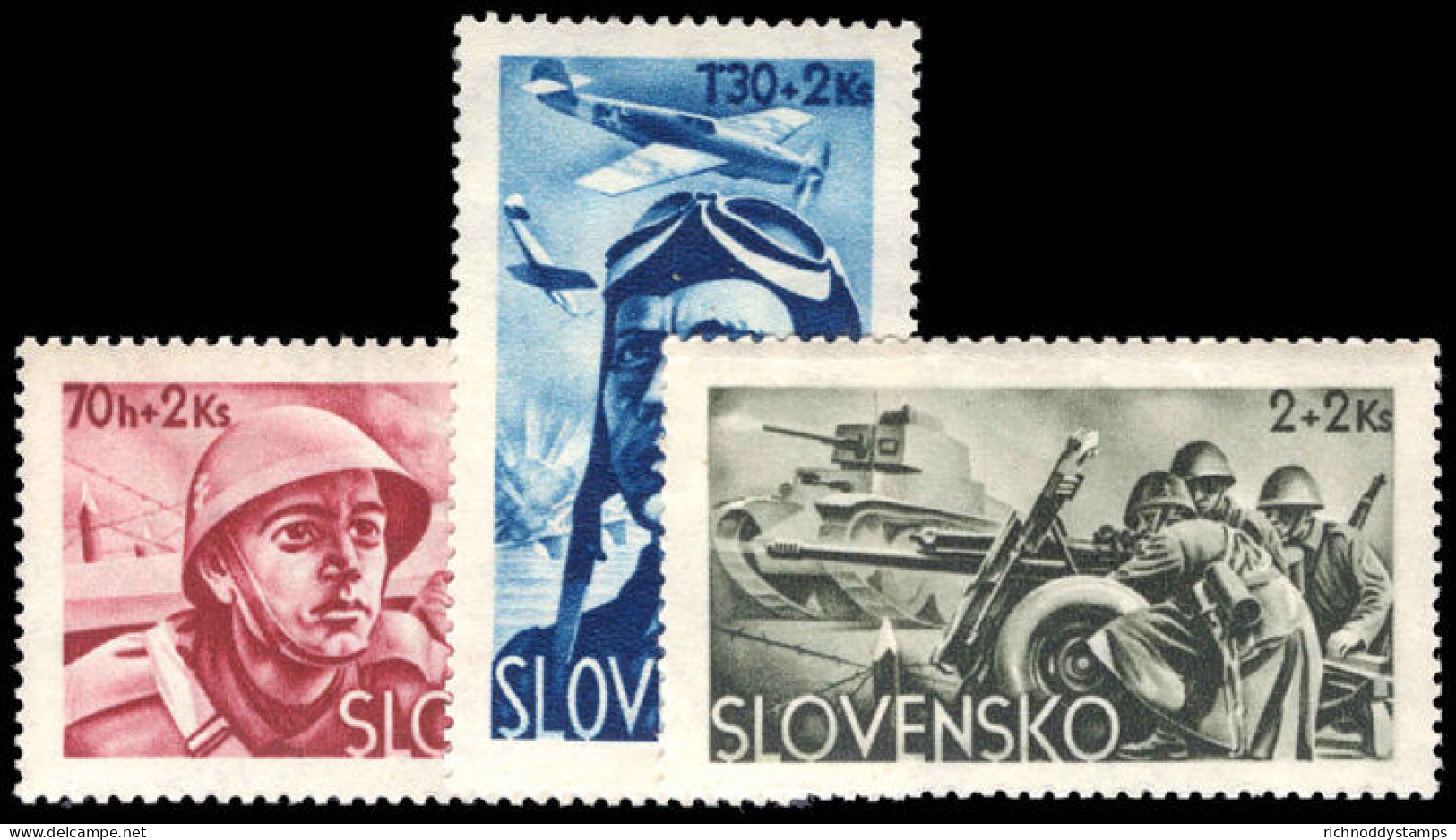 Slovakia 1943 Fighting Forces Unmounted Mint. - Nuevos