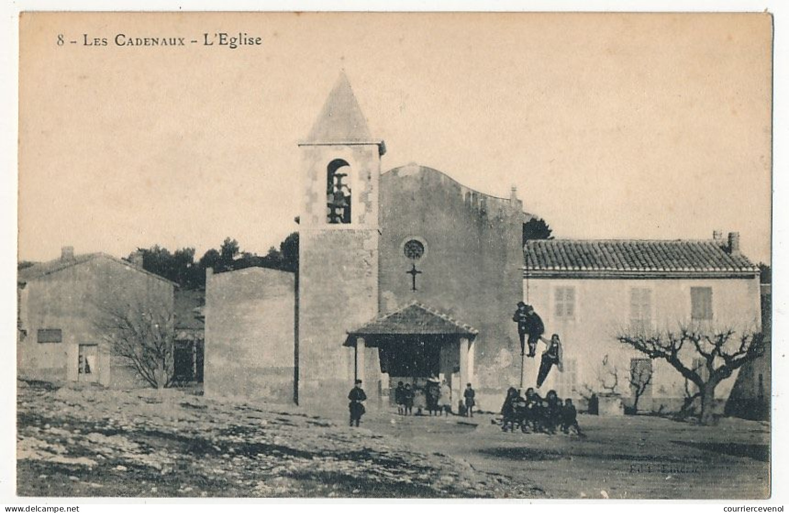 CPA - LES CADENAUX (B Du R) - L' Eglise ... (Les Cadeneaux) - Autres & Non Classés