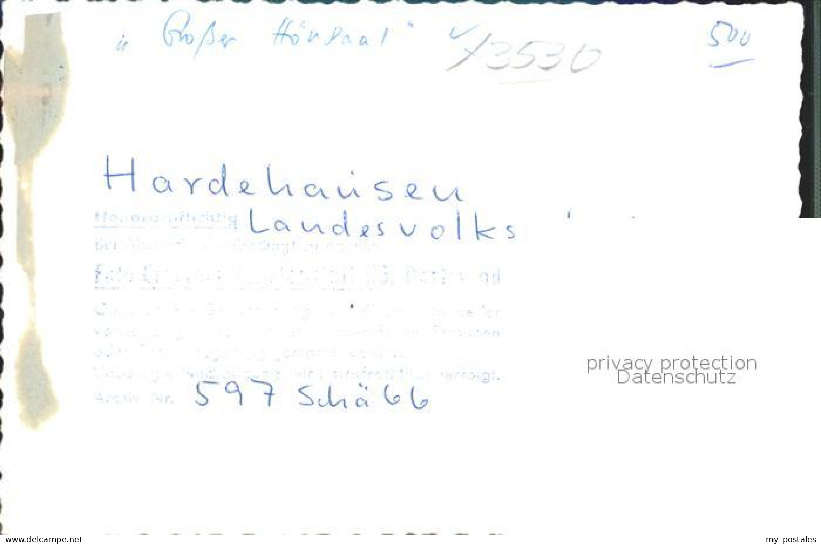 42122528 Hardehausen Landesvolksschule Hardehausen - Warburg