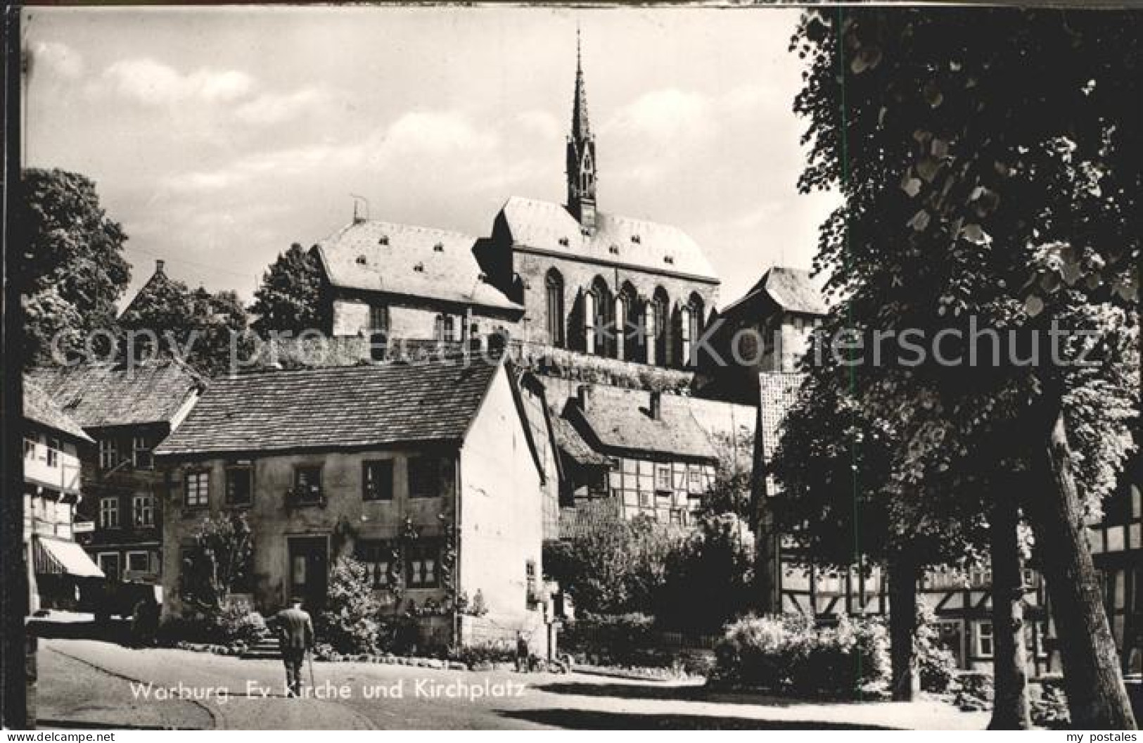 42122413 Warburg Westfalen Evangelische Kirche Kirchplatz Warburg - Warburg