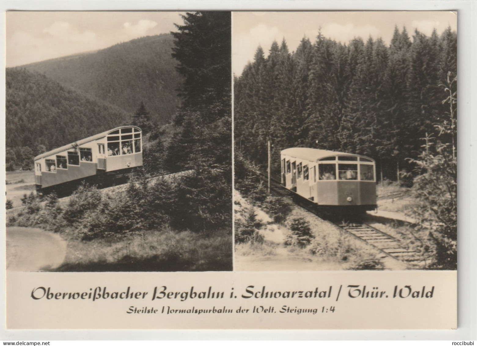 Oberweißbacher Bergbahn I. Schwarzatal, Thüringen - Oberweissbach