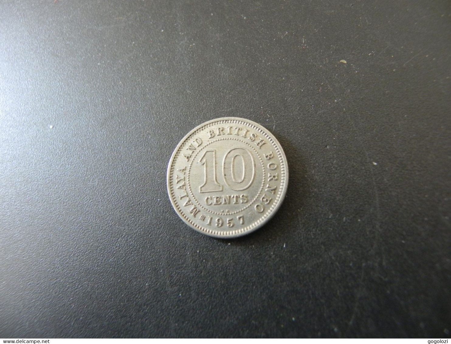 Malaya And British Borneo 10 Cents 1957 - Malaysie