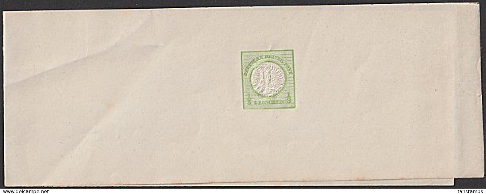 German Reich Stationery Wrapper 1Gr Mi.U17b Unused - Otros & Sin Clasificación