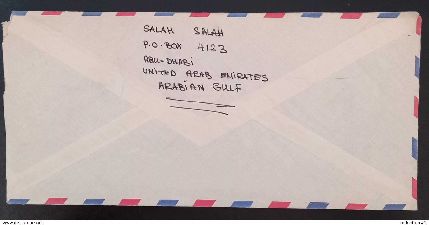 #45    UAE Abu Dhabi  Air Mail Cover Sent To Yugoslavia - 1976 - Abu Dhabi