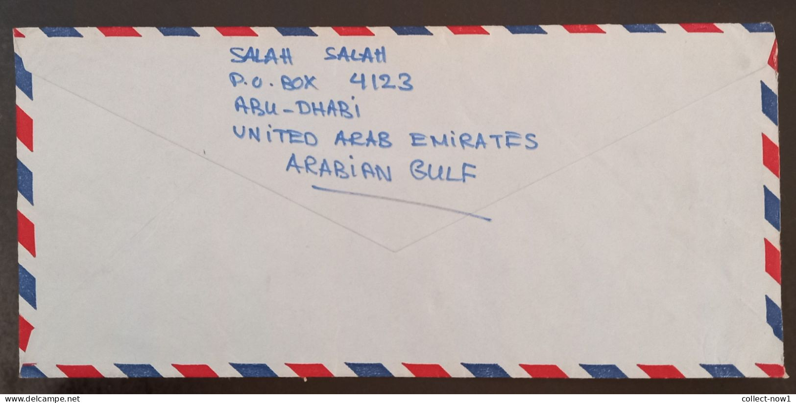 #45    UAE Abu Dhabi  Air Mail Cover Sent To Yugoslavia - 1976 - Abu Dhabi