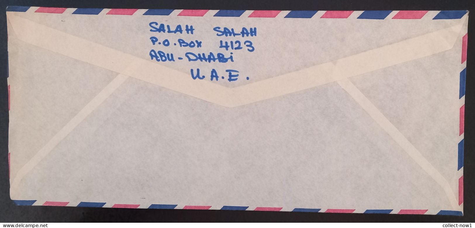 #45    UAE Abu Dhabi  Air Mail Cover Sent To Yugoslavia - 1977 - Abu Dhabi