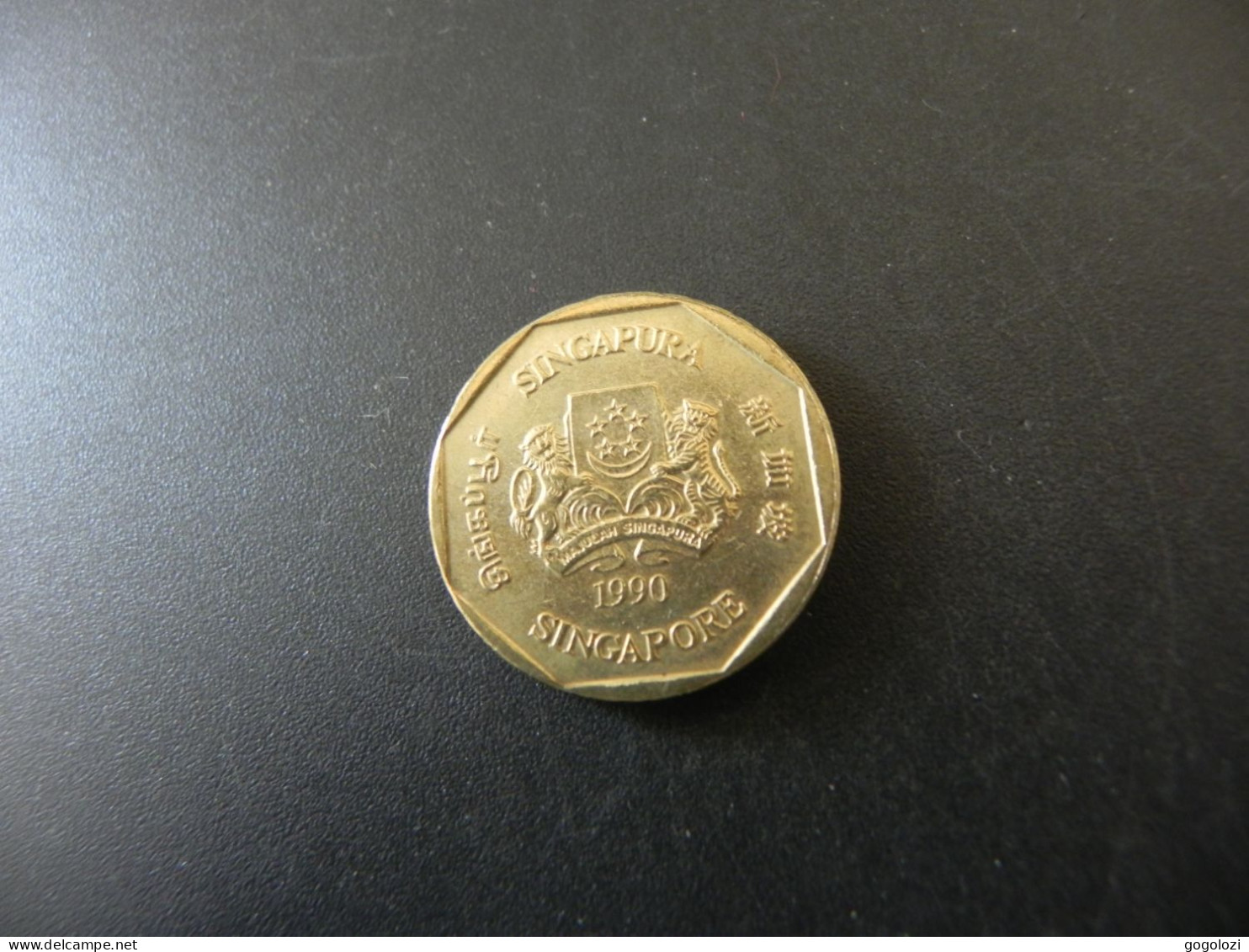 Singapore 1 Dollar 1990 - Singapour