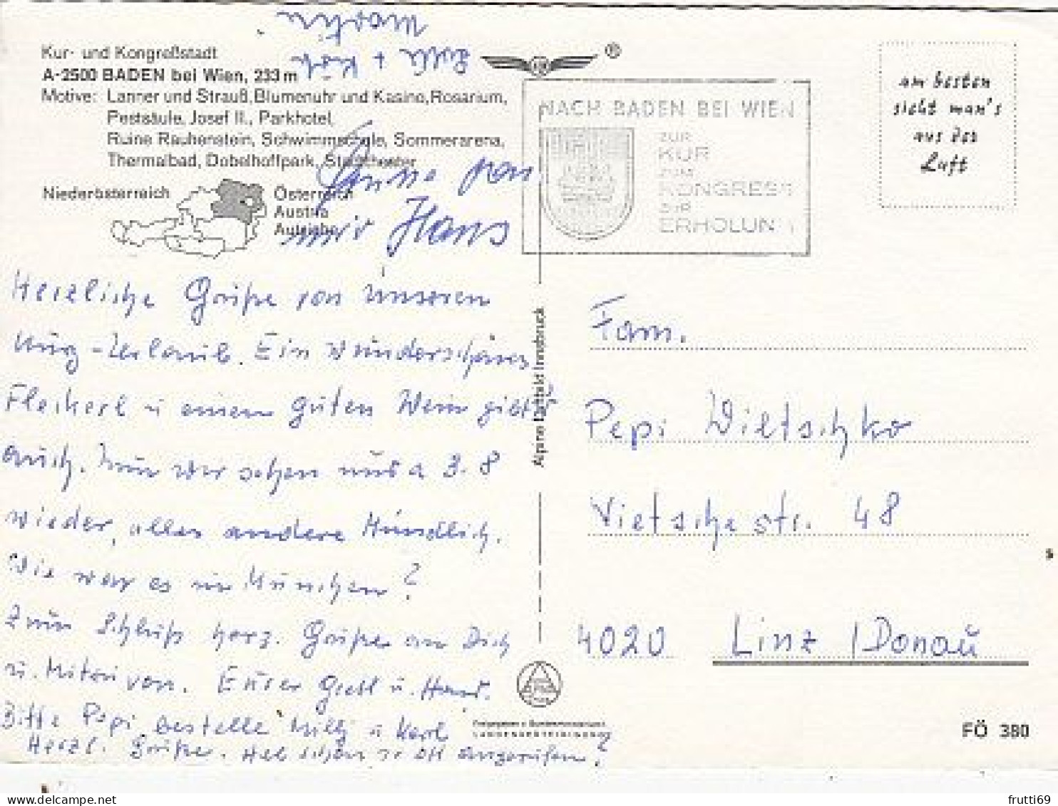 AK 191231 AUSTRIA - Baden Bei Wien - Baden Bei Wien
