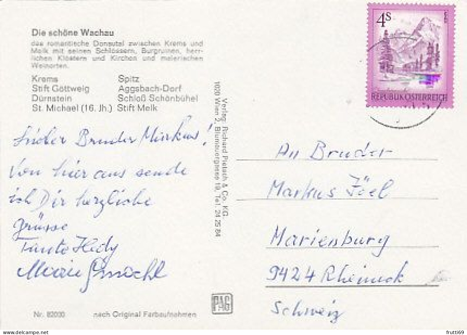 AK 191240 AUSTRIA - Wachau - Wachau