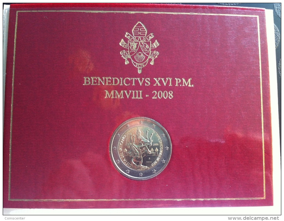 Vatican 2 Euro 2008 "Paul The Apostle" BiMetallic UNC - Vatican