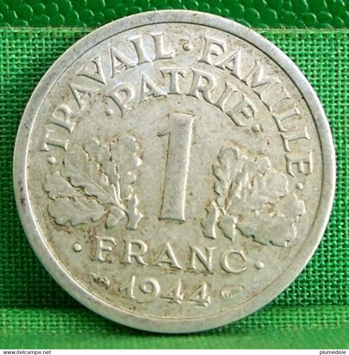 MONNAIE FRANCE .1 FRANC  1944 C  CASTELSARRASIN. ALUMINIUM . ETAT FRANCAIS - 1 Franc