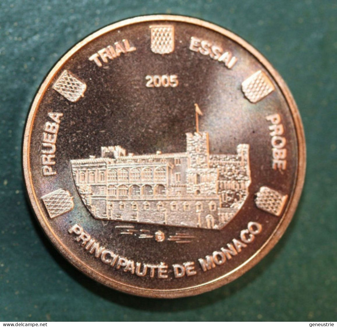 Pièce De 20 Eurocent 2005 "Principauté De Monaco" Specimen Fantaisie - Essai - 0.20 Euro - Autres & Non Classés