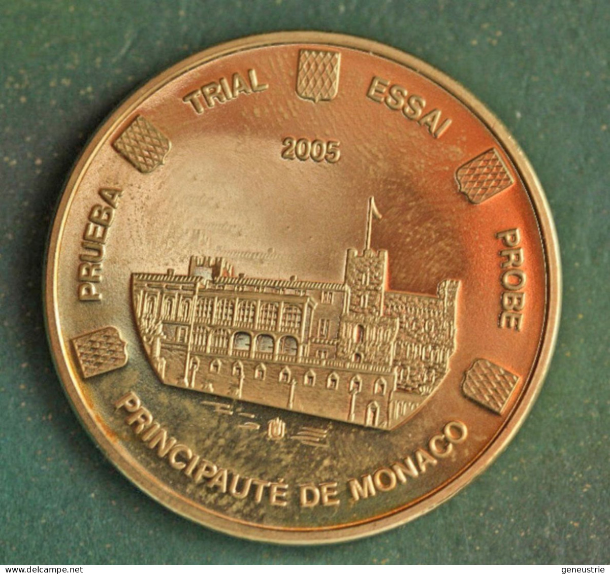 Pièce De 50 Eurocent 2005 "Principauté De Monaco" Specimen - Essai Fantaisie - 0.50 Euro - Autres & Non Classés