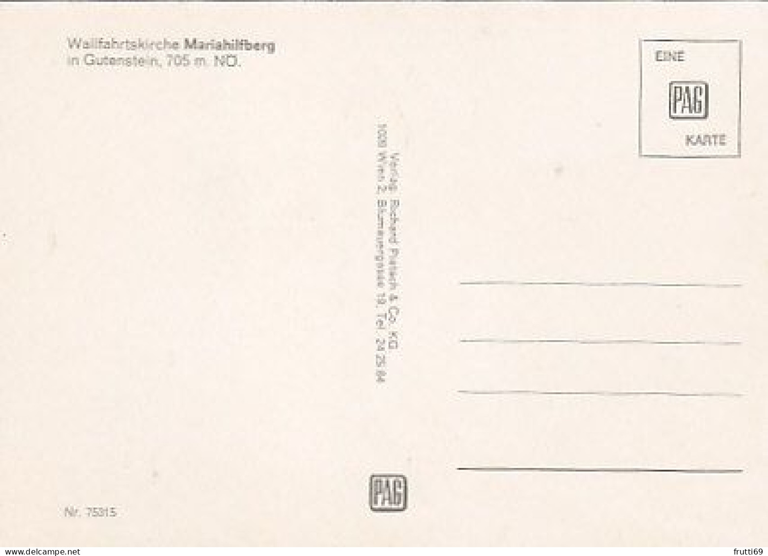 AK 191325 AUSTRIA - Mariahilfberg In Gutenstein - Wallfahrtskirche - Gutenstein
