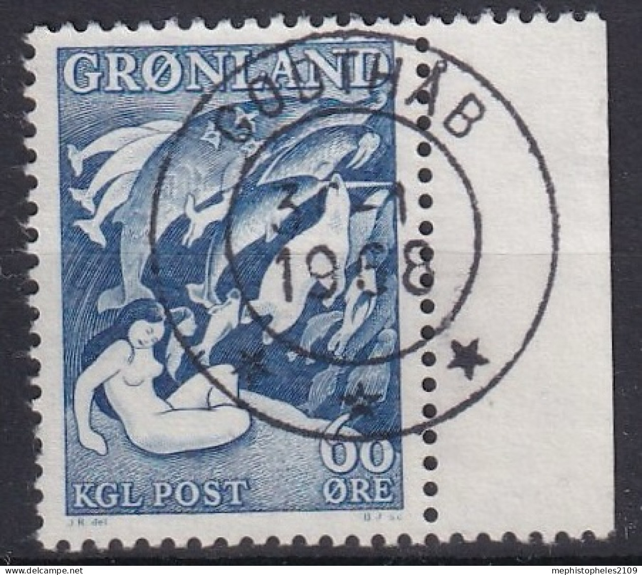 GROENLAND 1957 - Canceled - Mi 39 - Gebruikt