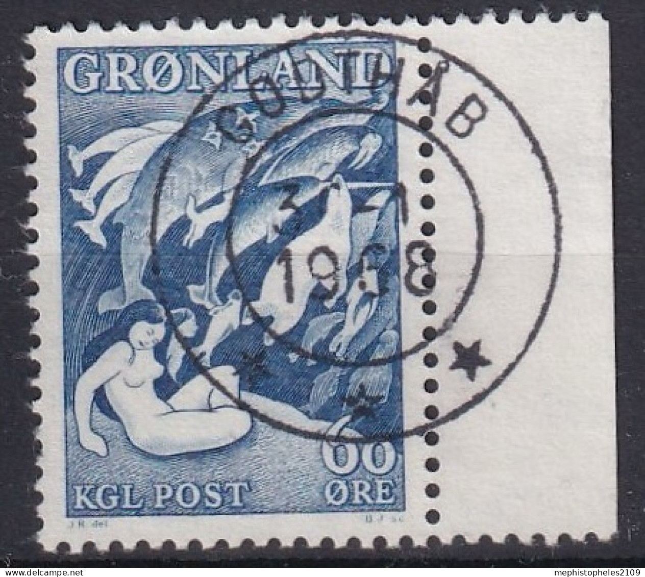 GROENLAND 1957 - Canceled - Mi 39 - Used Stamps