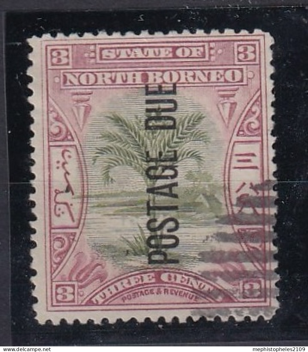 NORTH BORNEO 1901 - Canceled - Sc# J12 - Postage Due - Noord Borneo (...-1963)