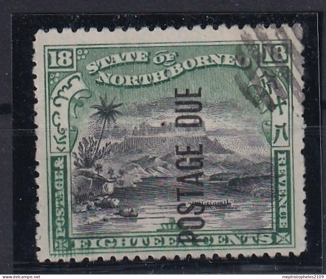 NORTH BORNEO 1901 - Canceled - J18 - Postage Due - Nordborneo (...-1963)