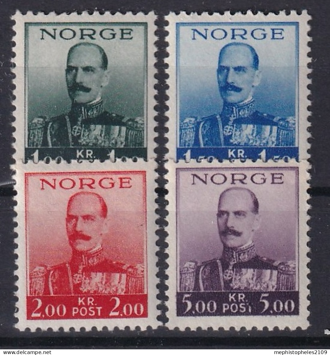 NORWAY 1937/38 - MNH - Sc# 177-180 - Ongebruikt