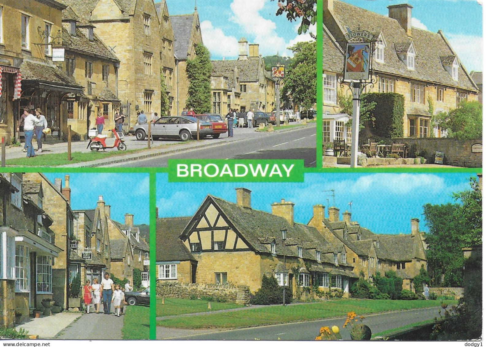 SCENES FROM BROADWAY, WORCESTERSHIRE, ENGLAND. USED POSTCARD   Hold 11 - Sonstige & Ohne Zuordnung