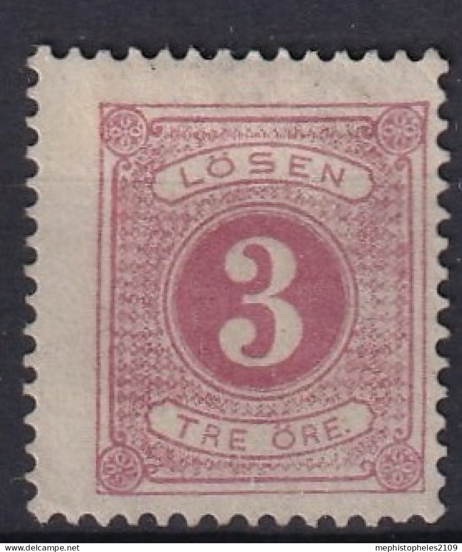 SWEDEN 1877 - MLH - Sc# J13 - Postage Due - Postage Due