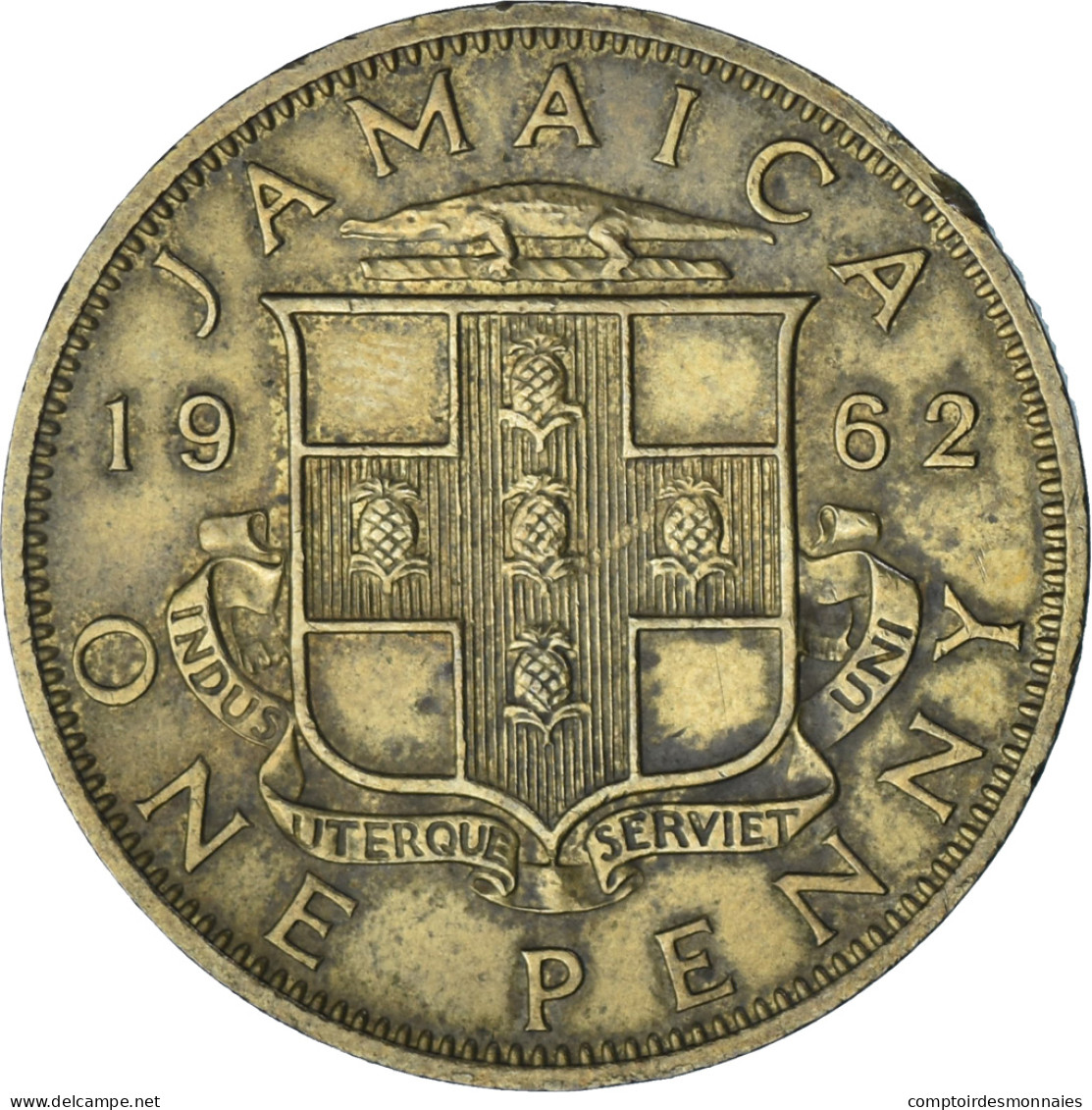 Grande-Bretagne, Elizabeth II, Penny, 1962, Bronze, SUP, KM:897 - Jamaique