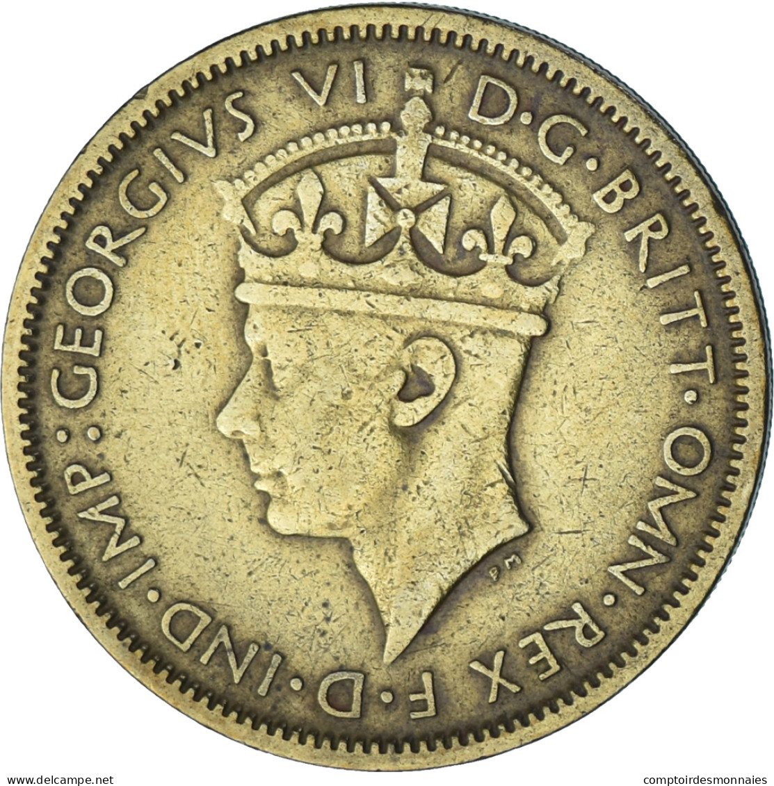 Monnaie, Afrique Occidentale Britannique, Shilling, 1938, TTB+, Laiton - Colonias