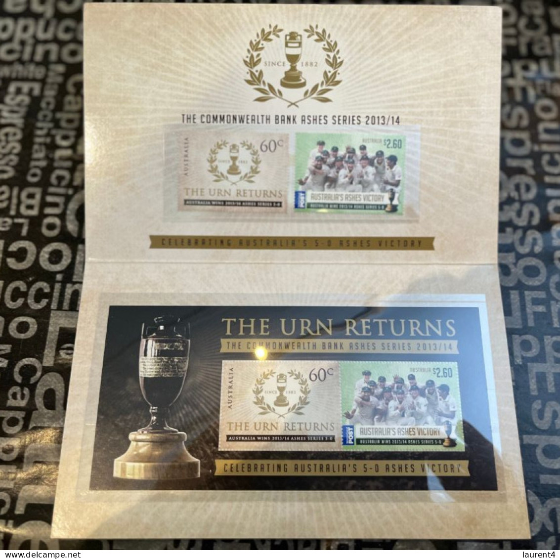 1-1-2024 (4 W 5) Australia Stamp Pack - The Unr Return (2 Stamps +  1 Mini-sheet) Cricket - Presentation Packs