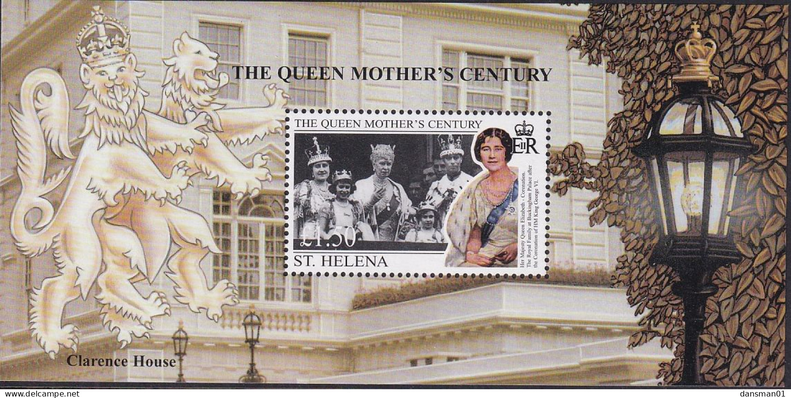 St Helena 1999 Queen Mother Sc 744 Mint Never Hinged - Saint Helena Island