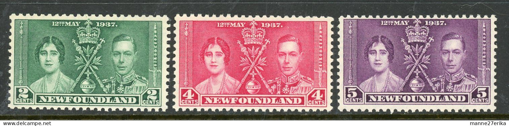 Newfoundland  MNH  1937 Coronation - 1908-1947