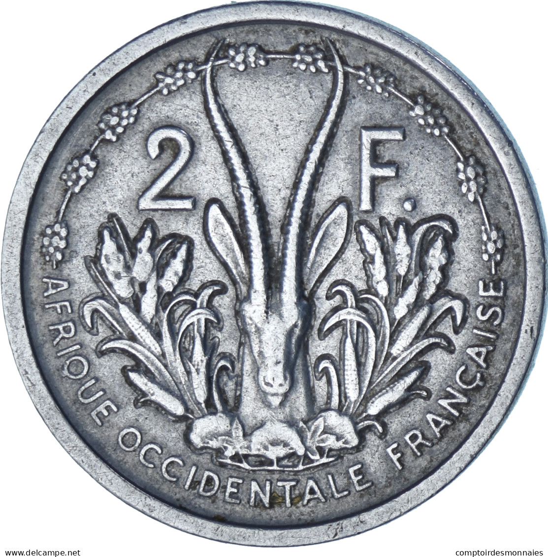 Monnaie, Afrique-Occidentale Française, 2 Francs, 1948, SUP, Aluminium, KM:7 - Westsahara