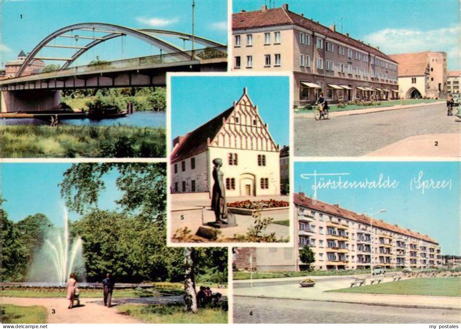 73906255 Fuerstenwalde Spree Bruecke Der Ernst Thaelmann Pioniere Muehlenstrasse - Fuerstenwalde