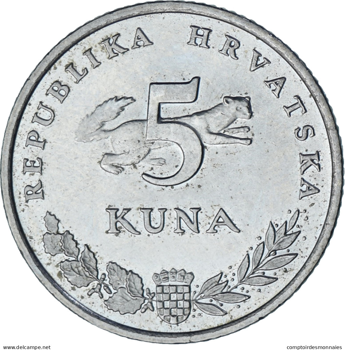 Croatie, 5 Kuna, 2010, Cuivre-Nickel-Zinc (Maillechort), TTB+, KM:23 - Croazia