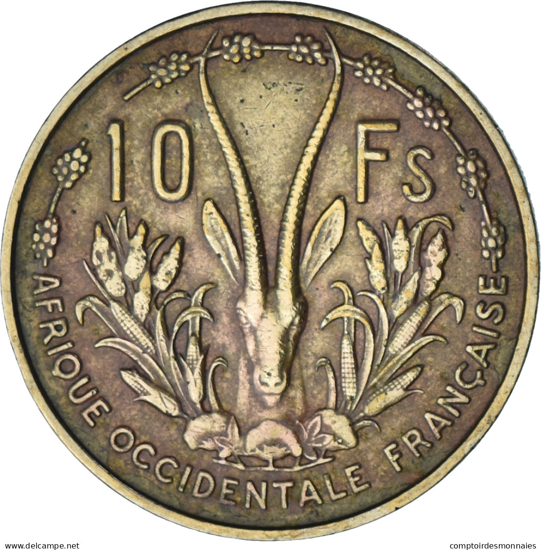 Monnaie, Afrique-Occidentale Française, 10 Francs, 1956, Paris, SPL - Côte-d'Ivoire