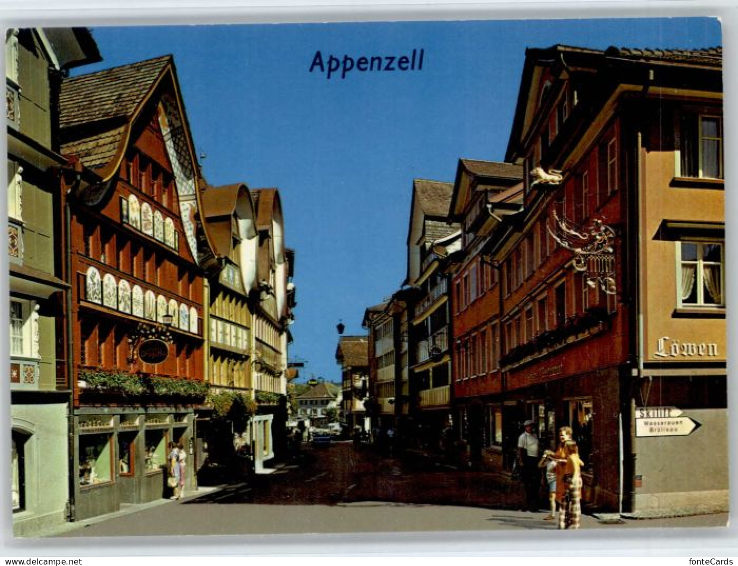 10695092 Appenzell IR Appenzell Gasthaus Loewen * Appenzell - Andere & Zonder Classificatie