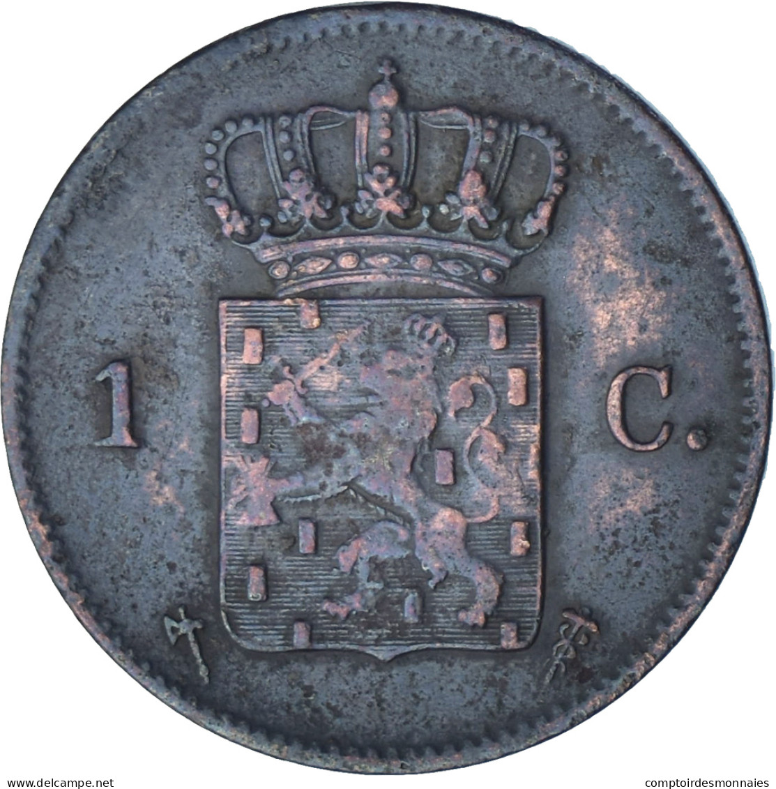 Monnaie, Pays-Bas, William III, Cent, 1876, Utrecht, TTB, Cuivre, KM:100 - 1849-1890 : Willem III