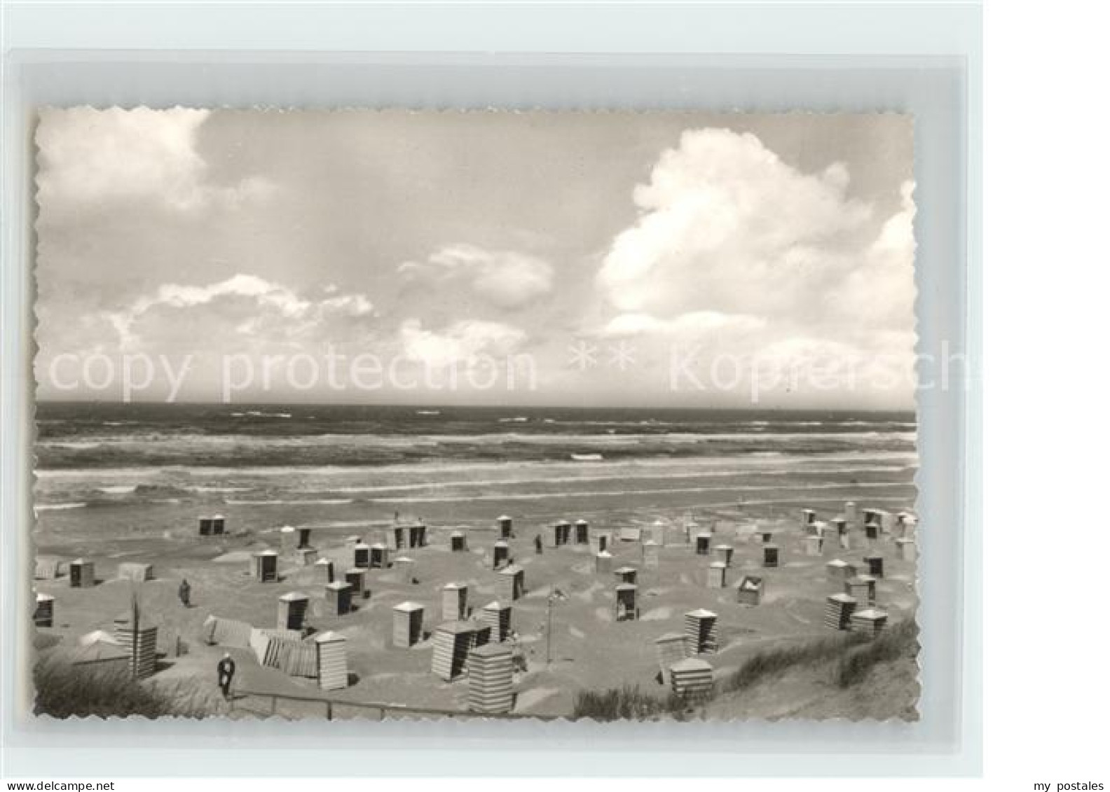 42104340 Juist Nordseebad Strand Stuermische See Juist - Juist