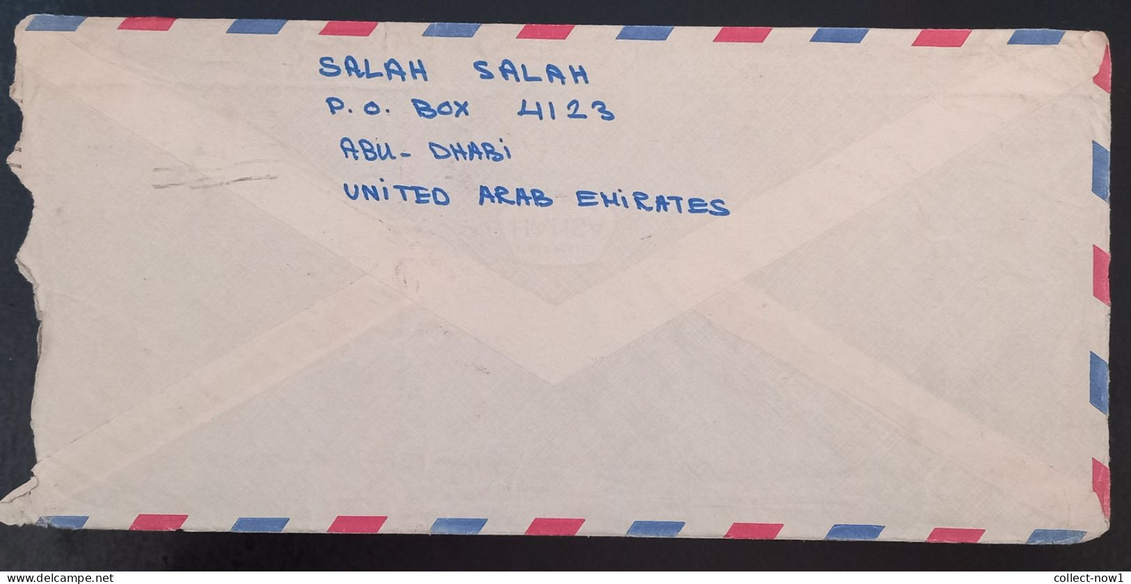 #45    UAE Abu Dhabi  Air Mail Cover Sent To Yugoslavia - 1977 - Abu Dhabi