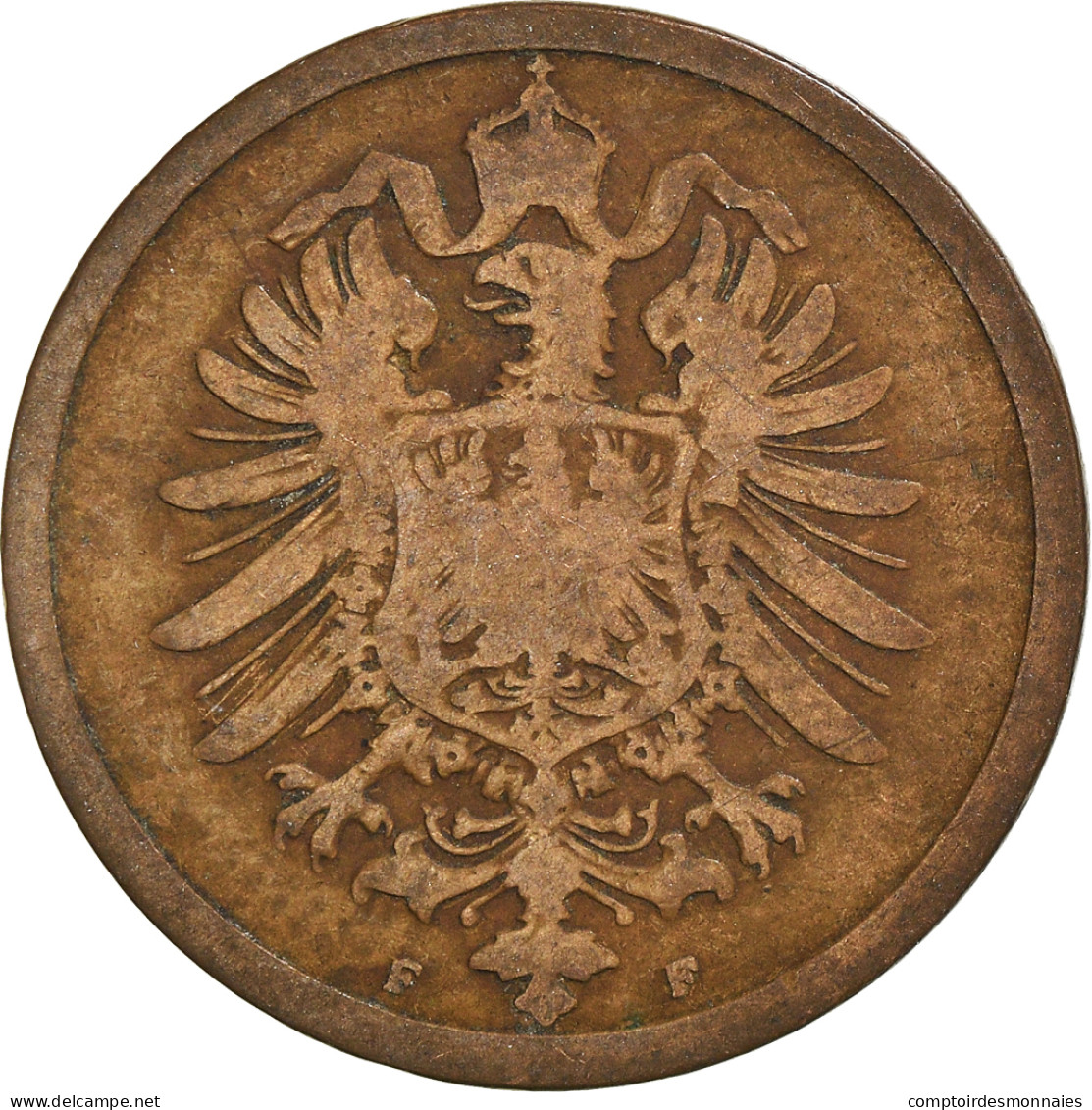 Monnaie, Empire Allemand, 2 Pfennig, 1876 - 2 Pfennig